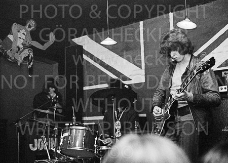 Mick Taylor fotograferad 17/3-1968 på Klubb Bongo i Malmö med John Mayall & the Bluesbreakers. Mick var medlem i The Rolling Stones 1969-1974